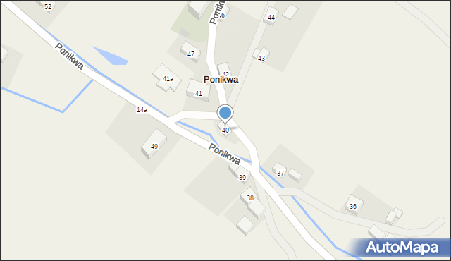 Ponikwa, Ponikwa, 40, mapa Ponikwa