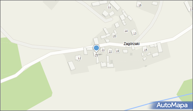 Ponurzyca, Ponurzyca, 23, mapa Ponurzyca