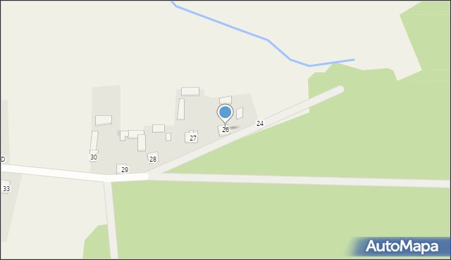 Ponurzyca, Ponurzyca, 26, mapa Ponurzyca