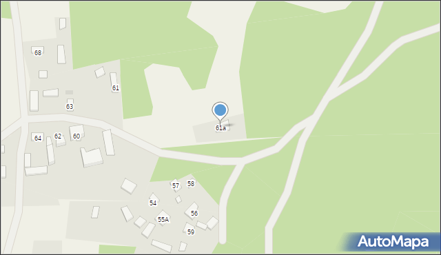 Ponurzyca, Ponurzyca, 61a, mapa Ponurzyca