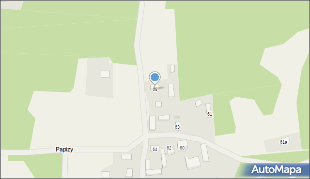 Ponurzyca, Ponurzyca, 68, mapa Ponurzyca