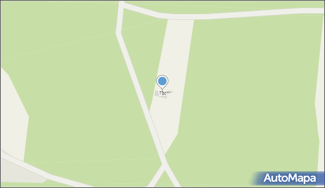 Ponurzyca, Ponurzyca, 73c, mapa Ponurzyca