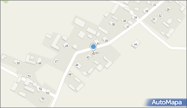 Poperczyn, Poperczyn, 42, mapa Poperczyn