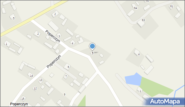 Poperczyn, Poperczyn, 5, mapa Poperczyn