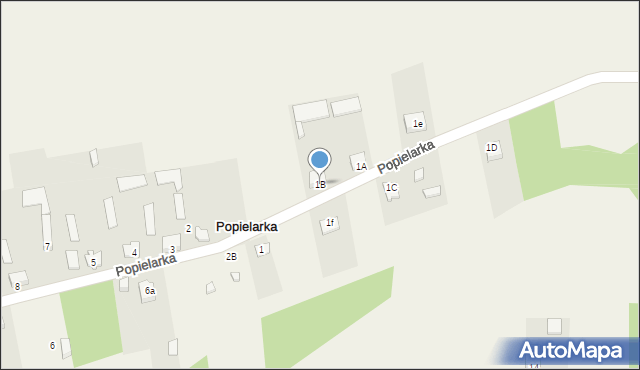 Popielarka, Popielarka, 1B, mapa Popielarka