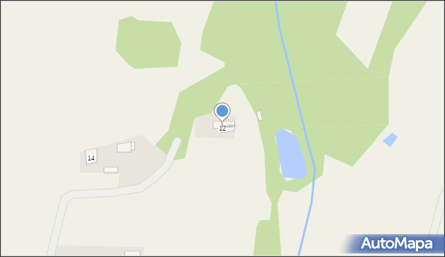 Popielarze, Popielarze, 12, mapa Popielarze