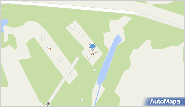 Popielarze, Popielarze, 36, mapa Popielarze