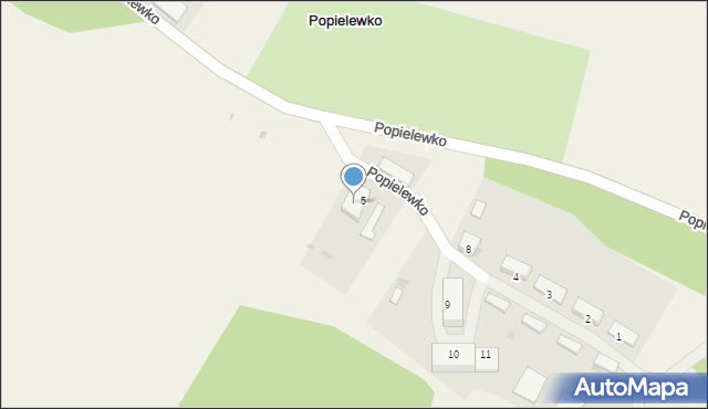 Popielewko, Popielewko, 8A, mapa Popielewko