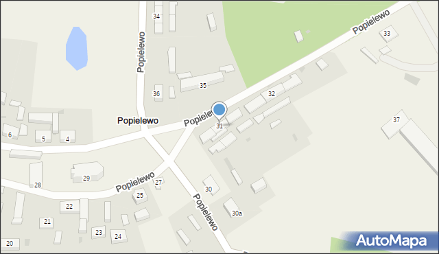 Popielewo, Popielewo, 31, mapa Popielewo