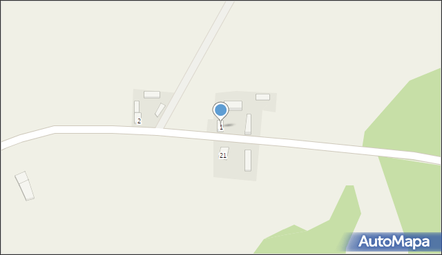 Popielewo, Popielewo, 1, mapa Popielewo