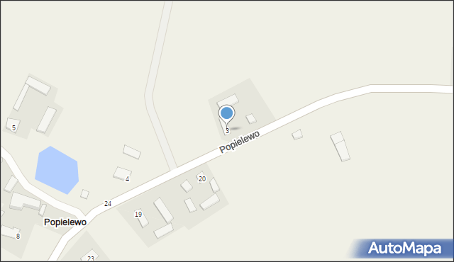 Popielewo, Popielewo, 3, mapa Popielewo