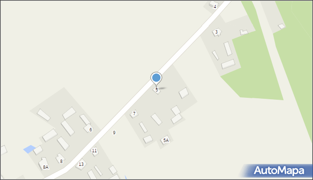 Popielów, Popielów, 5, mapa Popielów