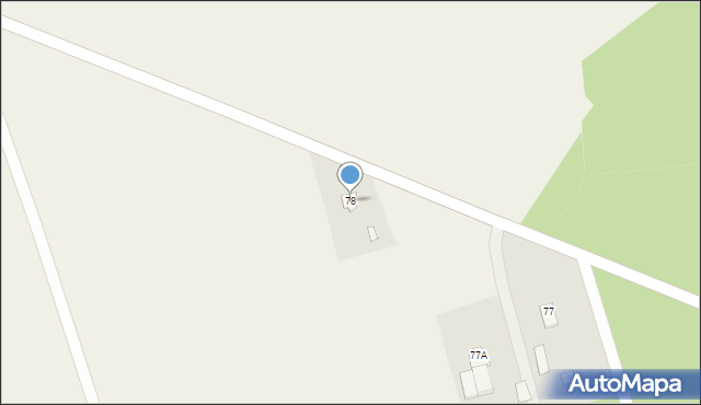 Popielów, Popielów, 78, mapa Popielów