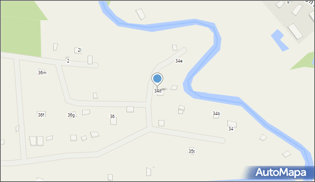 Popielżyn Dolny, Popielżyn Dolny, 34d, mapa Popielżyn Dolny