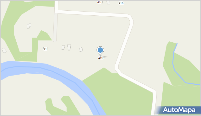 Popielżyn Górny, Popielżyn Górny, 41C, mapa Popielżyn Górny