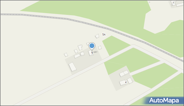 Popielżyn-Zawady, Popielżyn-Zawady, 5, mapa Popielżyn-Zawady