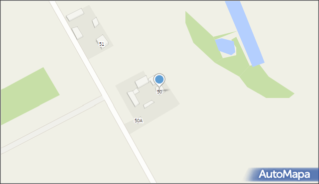 Popielżyn-Zawady, Popielżyn-Zawady, 50, mapa Popielżyn-Zawady