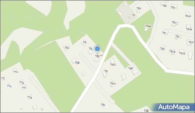 Popielżyn-Zawady, Popielżyn-Zawady, 76k, mapa Popielżyn-Zawady