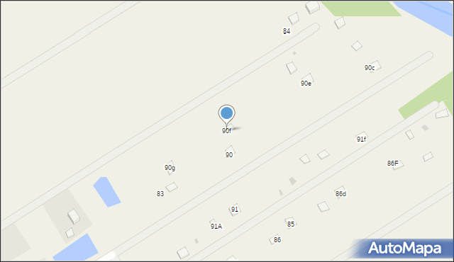 Popielżyn-Zawady, Popielżyn-Zawady, 90f, mapa Popielżyn-Zawady