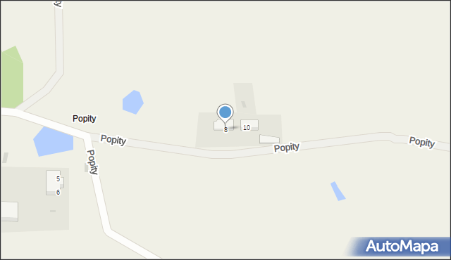 Popity, Popity, 8, mapa Popity