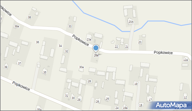 Popkowice, Popkowice, 28a, mapa Popkowice