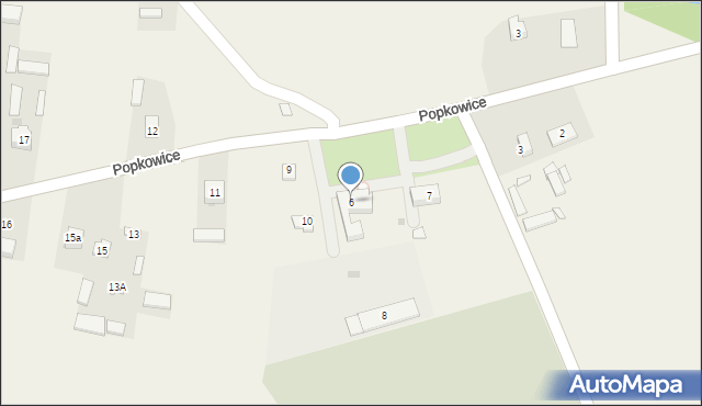 Popkowice, Popkowice, 6, mapa Popkowice