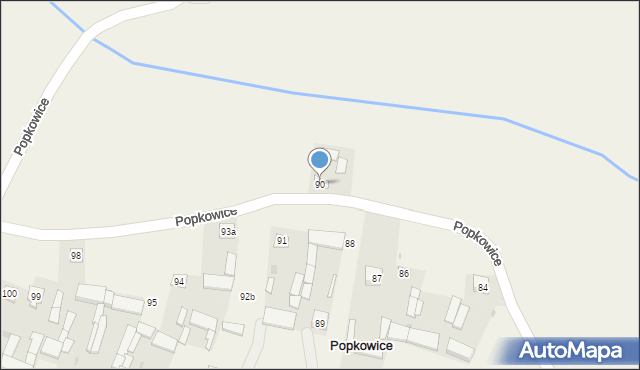 Popkowice, Popkowice, 90, mapa Popkowice