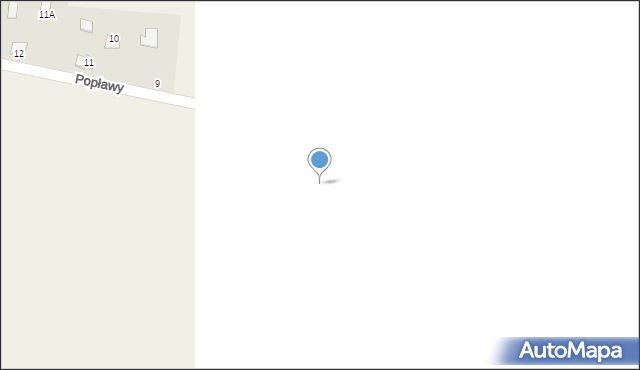 Popławy, Popławy, 4b, mapa Popławy