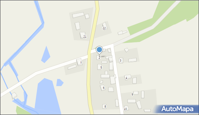 Popów, Popów, 2, mapa Popów