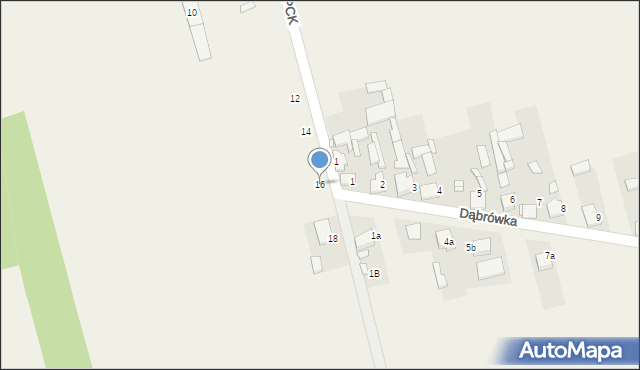 Popów, Polskiego Czerwonego Krzyża, 16, mapa Popów