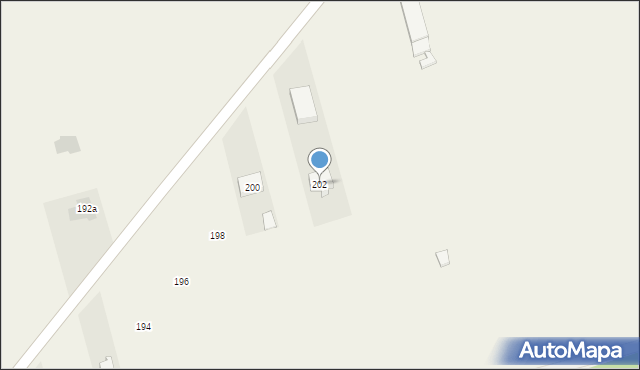 Popów, Popów, 202, mapa Popów