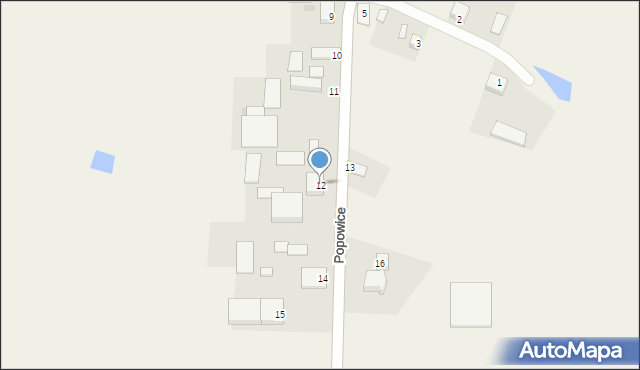 Popowice, Popowice, 12, mapa Popowice