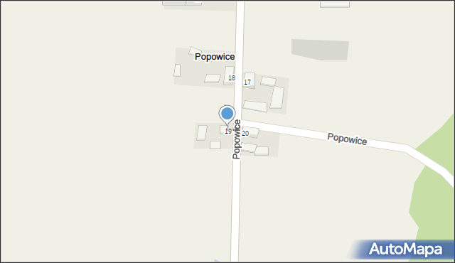 Popowice, Popowice, 19, mapa Popowice