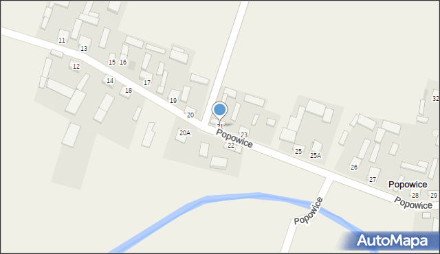 Popowice, Popowice, 21, mapa Popowice