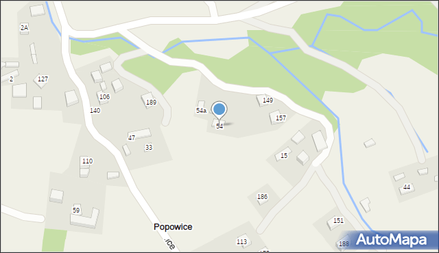 Popowice, Popowice, 54, mapa Popowice