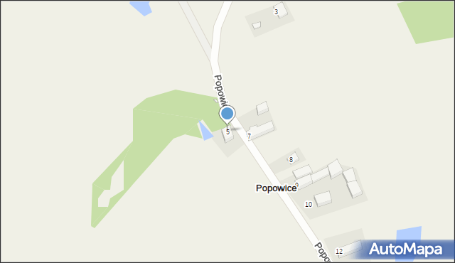 Popowice, Popowice, 5, mapa Popowice