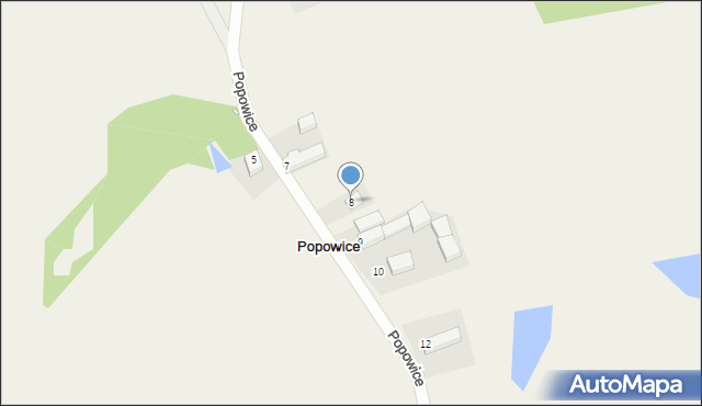 Popowice, Popowice, 8, mapa Popowice