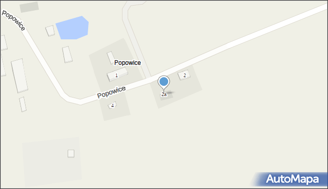 Popowice, Popowice, 2a, mapa Popowice