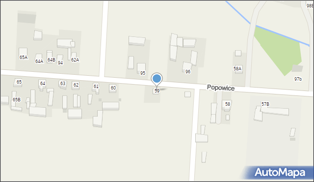 Popowice, Popowice, 59, mapa Popowice
