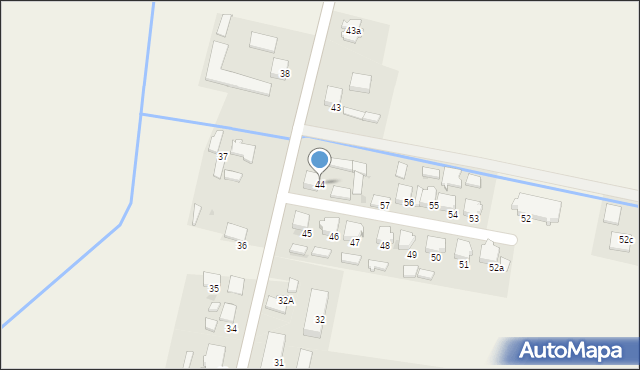 Popówko, Popówko, 44, mapa Popówko