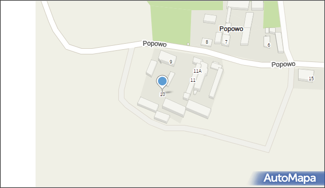 Popowo, Popowo, 10, mapa Popowo