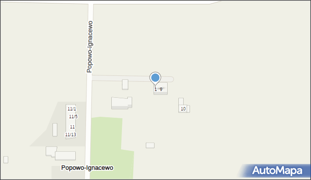 Popowo-Ignacewo, Popowo-Ignacewo, 1, mapa Popowo-Ignacewo