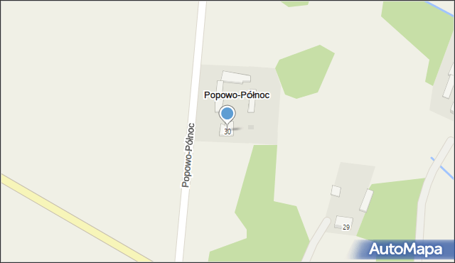 Popowo-Północ, Popowo-Północ, 30, mapa Popowo-Północ