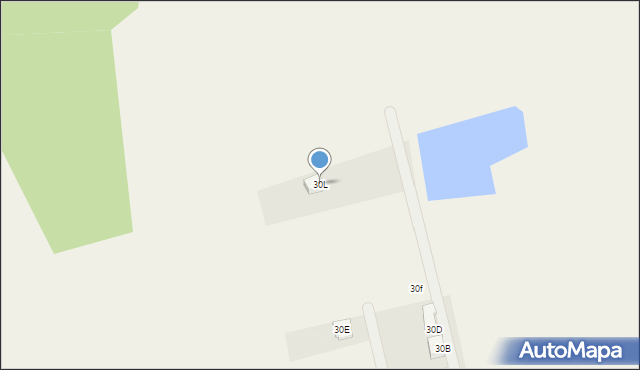 Popowo Salęckie, Popowo Salęckie, 30L, mapa Popowo Salęckie
