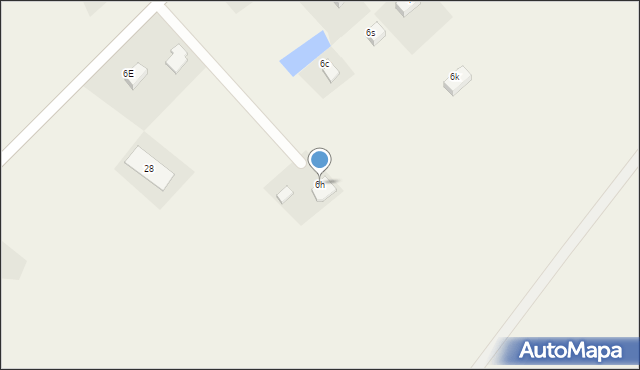 Popowo Salęckie, Popowo Salęckie, 6h, mapa Popowo Salęckie