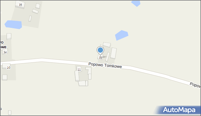 Popowo Tomkowe, Popowo Tomkowe, 33, mapa Popowo Tomkowe