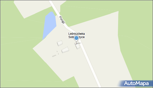 Porąb, Porąb, 27, mapa Porąb
