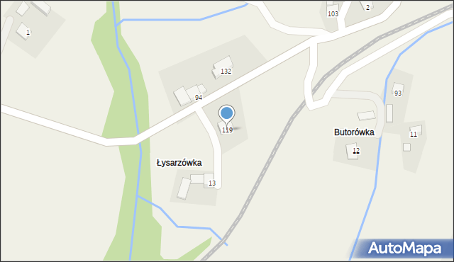 Porąbka, Porąbka, 119, mapa Porąbka