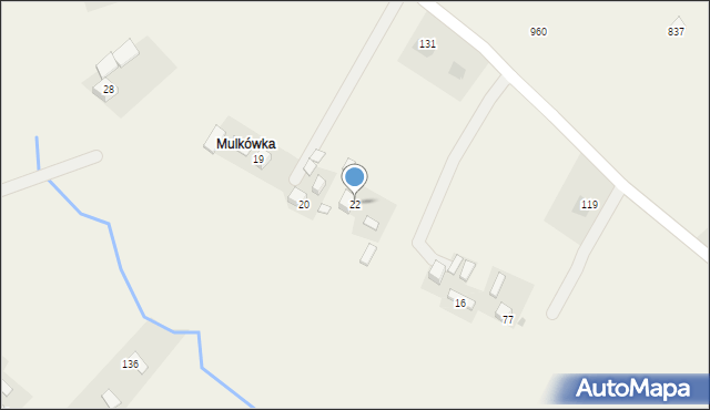 Porąbka Iwkowska, Porąbka Iwkowska, 22, mapa Porąbka Iwkowska