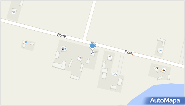 Poraj, Poraj, 27, mapa Poraj